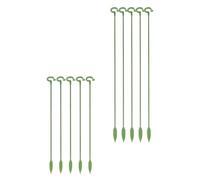 YARNOW Lot de 20 Tuteurs de Soutien pour Plantes en Fibre de Verre Supports pour Fleurs Phalaenopsis et Plantes à Tige Fine Tiges de Fixation 27 CM et 37 CM Adaptés pour Jardin et