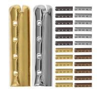YARNOW Lot de 200 Aglets Métalliques Ronds pour Lacets de Chaussures, Réparation et Décoration, Forme Ronde en Métal, Adaptés pour Cordons de Running et Bottes Outdoor