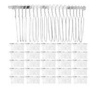 YARNOW Lot de 28 peignes à cheveux à 20 dents - Accessoire de coiffure DIY pour réaliser des chignons - Accessoires décoratifs pour la coiffure de mariée lors de cérémonies et de mariages