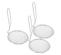 YARNOW Lot de 3 Grilles Inox pour Support de Moxibustion, Tamis à Cendres à Mailles Fines, Filet Résistant la Chaleur, Accessoire de Médecine Chinoise pour Usage à Domicile