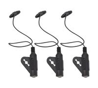 YARNOW Lot de 3 Micros pour Guitare Acoustique et Électrique Pickups Piezoélectriques Adhésifs Universels Compatibles Ukulélé et Kalimba Système Eq sans Perçage pour Prise de Son