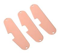 YARNOW Lot de 3 Plaques de Base Métalliques pour Micros à Simple Bobinage de Guitare Électrique, Cadre de Micro Solide, Compatibles Guitares Standard, Accessoires pour Amélioration