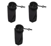 YARNOW Lot de 3 pochettes pour de batterie, étui de rangement portable, pochette de rangement suspendue en tissu Oxford pour, balais et maillets de batterie.