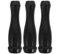 YARNOW Lot de 3 poignées de porte de cheminée en plastique, poignée | Poignée de porte de cuisinière à gaz, ergonomique, anti-brûlure, surface facile à nettoyer, 10,00 x 2,80 x 2,80 cm