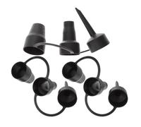YARNOW Lot de 3 Sets de Sets de Embouts de Pompe en Plastique pour Matelas Pneumatique Buses Triples, Faciles à Ranger, Compatibles Anneaux de Natation et Bateaux Gonflables, Usage