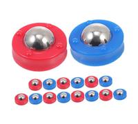 YARNOW Lot de 30 Boules De -Foot pour Table De Jeu De Curling Accessoires De Jeu De Shuffleboard Palets De Table Accessoires De De Shuffleboard De De Curling