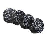 YARNOW Lot de 4 Capuchons Antidérapants pour Pédale D'effet Guitare, Embouts de Protection 0,9 Pouce en Plastique Blanc, Accessoires pour Pédales Delay, Overdrive, Distorsion,