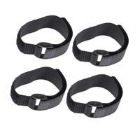 YARNOW Lot de 4 Colliers Anti-Chants pour Coq en Nylon Noir, Design Réglable, Silencieux, pour Poulets Fermiers la Maison la Ferme