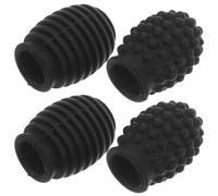 YARNOW Lot De 4 Embouts De Baguettes De Batterie Pour La Pratique De La Batterie Accessoires Pour Instruments De Musique Sourdine De Rechange Amortisseur De