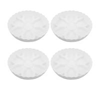 YARNOW Lot de 4 soucoupes pour Plantes : soucoupes de 15 cm en Plastique résistant, Base Anti-débordement pour Pots de Fleurs, Plantes Grasses et feuillages d'intérieur et d'extérieur,