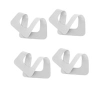 YARNOW Lot De 4 Supports D'Ailerons À Coller pour Sup Support De Fixation pour Aileron De Stand-Up Paddle Patch De Réparation pour Aileron De Planche De Surf Base D'Aileron