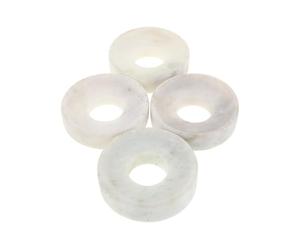 YARNOW Lot de 4 Tapis Chauffants en Jade Résistant la Chaleur pour Moxibustion, Coussin Isolant Thermoprotecteur Bleu-vert, Base Stable pour Soins de Médecine Chinoise et