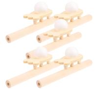 YARNOW Lot de 5 balles flottantes en Bois pour Enfants et Adultes, idéales pour améliorer l'équilibre et la Coordination, idéales pour Les Loisirs en Famille et en Plein air.