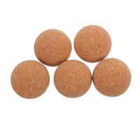 YARNOW Lot de 5 Boules de Foot en Liège 36 Mm, Accessoires de Remplacement Légers et Solide pour Foot, Compatibles Jeu de Table, pour Parties Familiales et Entre Amis