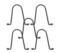 YARNOW Lot de 5 Crochets en Alliage D'aluminium Résistants pour Chaînes de Pluie, Fixation Pratique pour Gouttières, Accessoires Jardin Adaptés à L’extérieur, Installation Facile