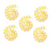 YARNOW Lot De 5 Jouets en Corde De Coton pour Hamsters Dragons Barbus Lézards Et Reptiles Petits Jouets Descalade pour Animaux De Compagnie