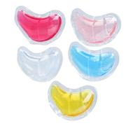 YARNOW Lot de 5 Patchs Oculaires en Gel Forme U 6,5 Cm pour Soins Chaud/froid, Masque Contour des Yeux Réutilisable, Coussinets Rafraîchissants Multicolores Adaptés Relaxation et Fatigue