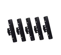 YARNOW Lot De 5 Pinces à Partitions Musicales Noires, Clips Mémo Pratiques Pour Support De Page De Musique, Extrait De Livre De Musique, Porte-livre Portable Pour Fixation Stable