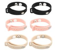 YARNOW Lot de 6 bracelets anti-nausées et mal des transports - Bracelet d'acupression pour prévenir les nausées - contre les pour hydroglisseur, bateau, voiture, croisière, grossesse, voyage