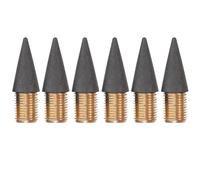 YARNOW Lot de 6 Pointes de Crayon sans Encre en Graphite et Alliage, Têtes de Rechange Pratiques pour Crayons Éternels, pour Écriture et Dessin Plusieurs styles