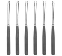 YARNOW Lot de 6 porte-crayons à fusain, support en bois de bouleau de 18,5 cm avec rallonge pour crayons à fusain, idéal pour le dessin et les croquis d'artistes.