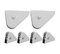 YARNOW Lot de 6 poulies de roulement pour mât de Drapeau - Roulements de Roue de Guidage en Acier Inoxydable pour mât de Drapeau - Pièces de Rechange Robustes pour Montage Vertical de de Lors