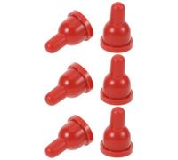 YARNOW Lot de 6 Tétines en Caoutchouc Souple pour Chevreaux, Embouts de Rechange Résistants aux Morsures, Adaptées à L’alimentation des Agneaux en Ferme et Élevage