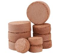 YARNOW Lot de 60 Blocs de terreau de compressé pour semis, Petite Taille, terreau enrichi Absorbant l’Eau, adapté aux Plantes d’intérieur, Cactus et succulentes, idéal pour Plantation et rempotage