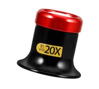 YARNOW Loupe Tête Métal pour Bijoutier avec Verre Optique Légère et Portable pour Travail de Précision et Réparation de Montres