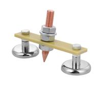 YARNOW Machine Professionnelle de Soudage Magnétique Électrique Double Tête de Masse Outil de Collage par Soudage Électrolytique pour Réparation Automobile Fer Antirouille et Résistant