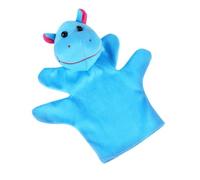 YARNOW Main en Peluche Douce et Moelleuse Animal Bleu Coton PP Confortable pour Garçon et Filles pour Raconter des Contes et Offrir en Cadeau