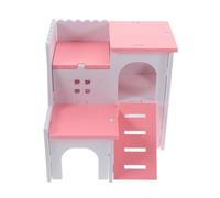 YARNOW Maison de Hamster maisonnette Hamster Villa pour Hamsters Villa-Hamster Petit Animal Accessoires de Hamster Petite cabane pour Animaux de Compagnie de Jeu de Hamster PVC Rose