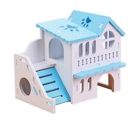 YARNOW Maison pour Hamster à Deux Jouets Cachette pour Animaux Modèle De Maison Fournitures pour Petits Animaux