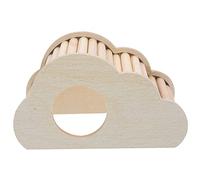 YARNOW Maison pour Hamster À Peindre Échelle Cachette en Bois Nid Jouet Polyvalent pour Petits Animaux