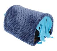 YARNOW Maison Tunnel pour Hamster et Cochon d'Inde en Peluche Pompons, Nid Douillet et Confortable pour Canapé ou Lit d'animaux Plusieurs Styles