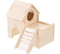 YARNOW Maisons Et Cachettes Polyvalentes pour Hamsters Cachette en Bois pour Rats Fourniture pour Hamsters Petit Nid Confortable Et Relaxant