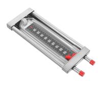 YARNOW Manomètre Différentiel U Haute Précision en Acier Inoxydable Compact pour Mesure de Pression et Vide, Accessoire de Test Fiable pour Contrôle de Gaz Naturel