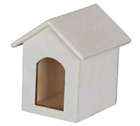 YARNOW Maquette Maison Vide DIY Accessoire Décoratif pour Poupées et Artisanat Design Compact à Peindre Ornement de Bureau ou Chambre
