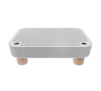 YARNOW Marchepied pour bac à litière pour Chat, Rampe/escalier Gris avec pi | Marche antidérapante grise, amovible, facile à nettoyer et anti-traces, pour chats de petite taille et âgés (11,8 po x 7,9 po