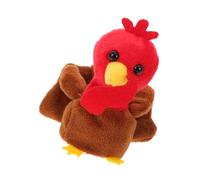 YARNOW Marionnette à Doigt Dinde pour Garçon Fille Marionnette Main Animale Douce et Confortable Jeu Créatif pour Récits et Spectacles Classe Accessoire Portable pour Apprentissage et