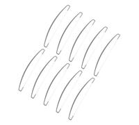 YARNOW Mât de Drapeau Manuel 24 Cm Gris Lot de 10 Bâtons Portables pour Bannière Publicitaire Mât de Drapeau de Parade pour Sport et Événements en Plein Air