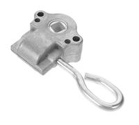 YARNOW Mécanisme D'enroulement pour Auvent Manuel en Acier et Aluminium Argenté, Compatible Manivelle de Store, pour Auvents Commerciaux et Stores Rétractables