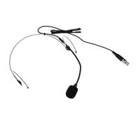 YARNOW Microphone Casque Filaire à Condensateur avec Écouteur Unique Micro Tête pour Amplification Professionnelle Communication Claire Environnements Bruyants Connecteur Audio pour