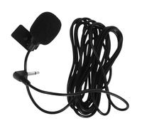 YARNOW Microphone Externe Compact pour Interphone avec Clip et Câble Spirale Accessoire pour Voiture Haute Sensibilité SNR