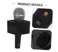 YARNOW Microphone Garçon Fille Simulation avec Drapeau Cube Accessoire Portable pour Jeux de Rôle Karaoké et Fête
