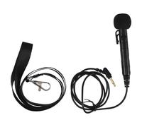 YARNOW Microphone Portatif Pédagogique, Micro de Présentation Filaire, Amplificateur Vocal Mini à Main avec Interrupteur, Omnidirectionnel, du Bruit, Noir, pour Enseignants et Guides