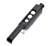YARNOW Microscope Éclairage LED Intégré Mg10081-1 Plastique Solide et Léger de Poche Portatif Zoom 60x-100x Facile à Transporter pour Observation Extérieure