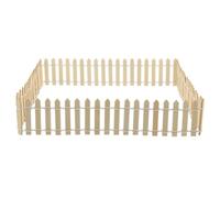 YARNOW Mini Clôture Décorative en Bois Beige pour Gecko et Reptile