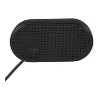 YARNOW Mini Enceinte USB pour Ordinateur, 4ω 1.5w, Design Noir | Plastique Minimaliste, Câble Unique, Installation Immédiate, Usage Maison ou Mobile, pour Écran et Bureau