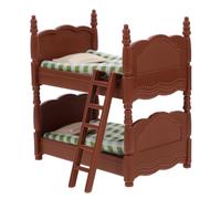 YARNOW Mini-Jouets Poupée Tout Petit couchette Petit lit superposé Accessoires pour Mini-Maison modèle de Mini Meuble Mini mobilier de Maison Mini Parure Plastique Green